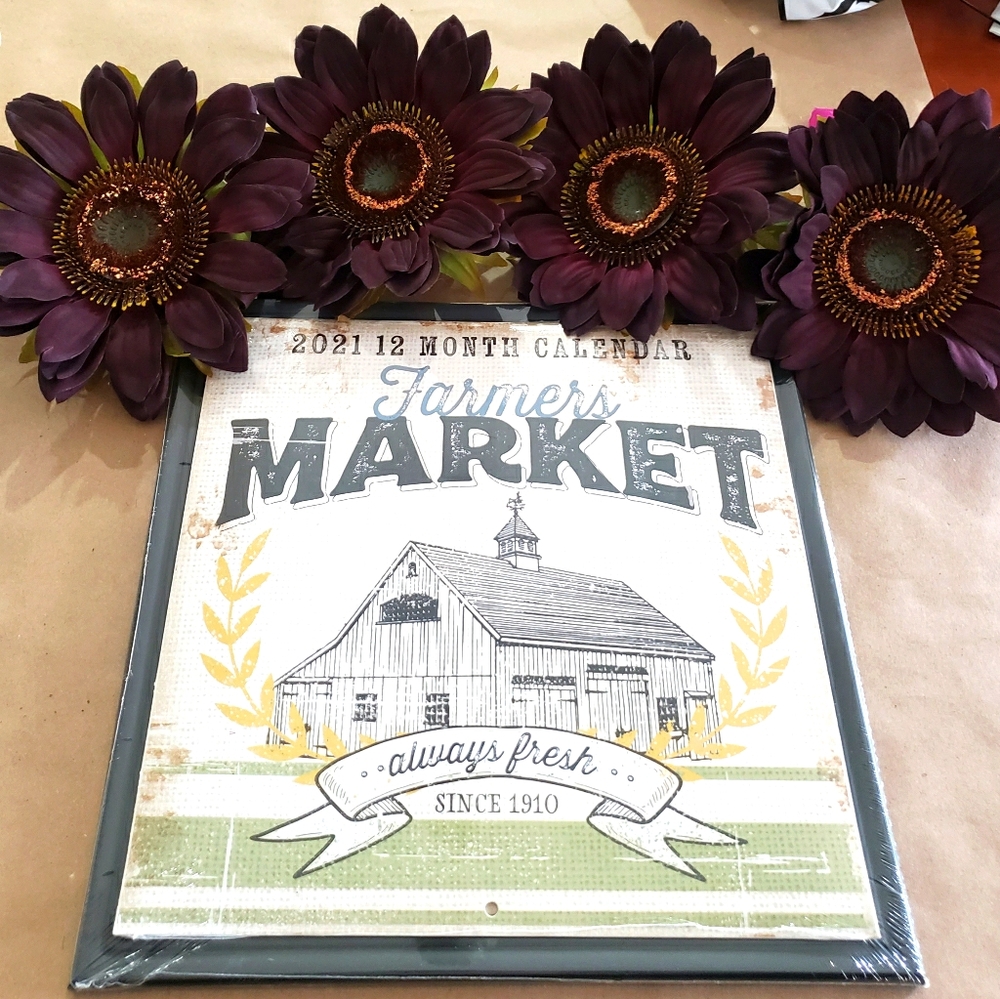 Farmer's Market 2021 calendar